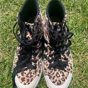Size 7.5 adidas cheetah print used